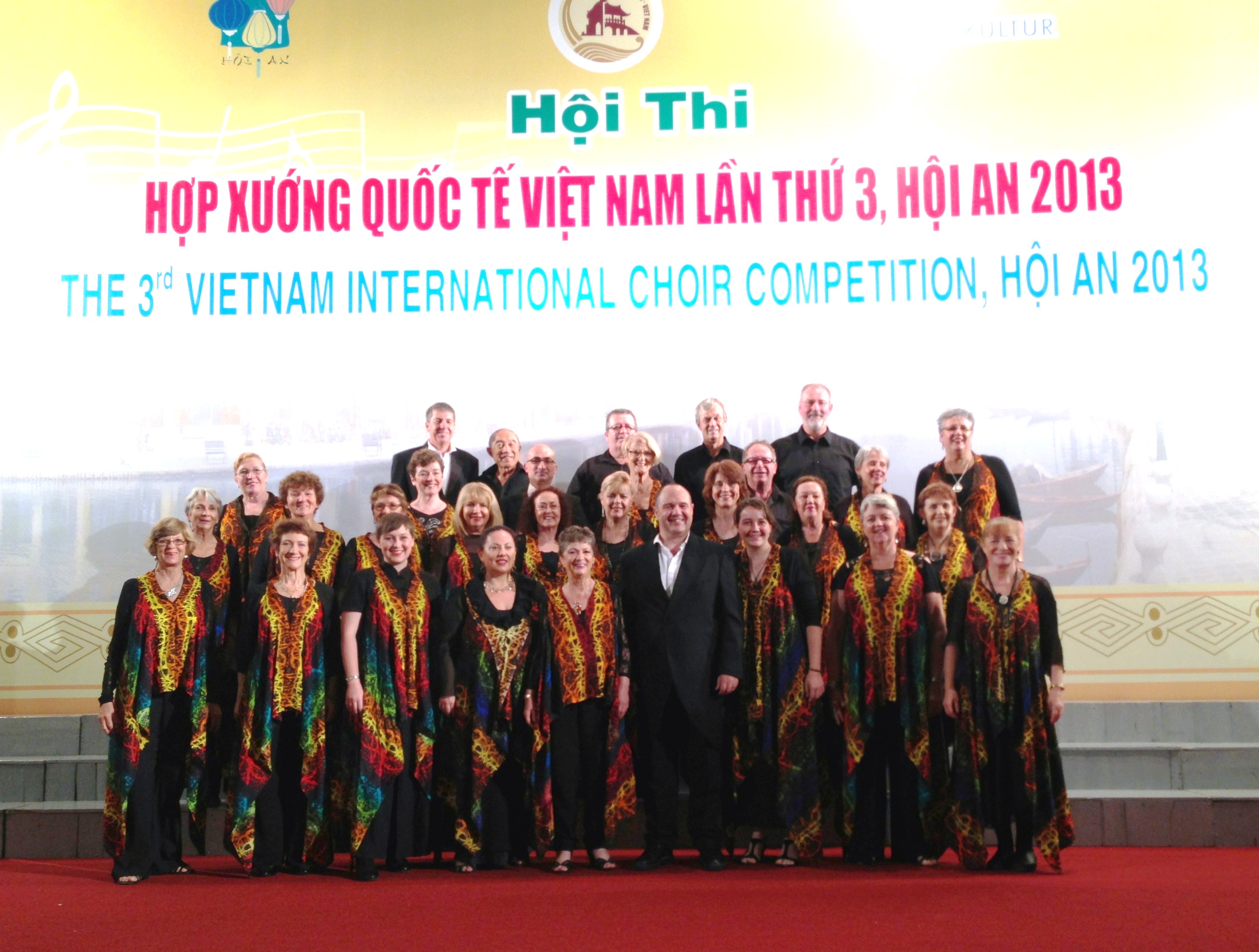 Voice Weavers On Stage in Vietnam